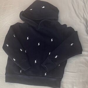 Polo by Ralph Lauren Navy Hoodie with White Accents
